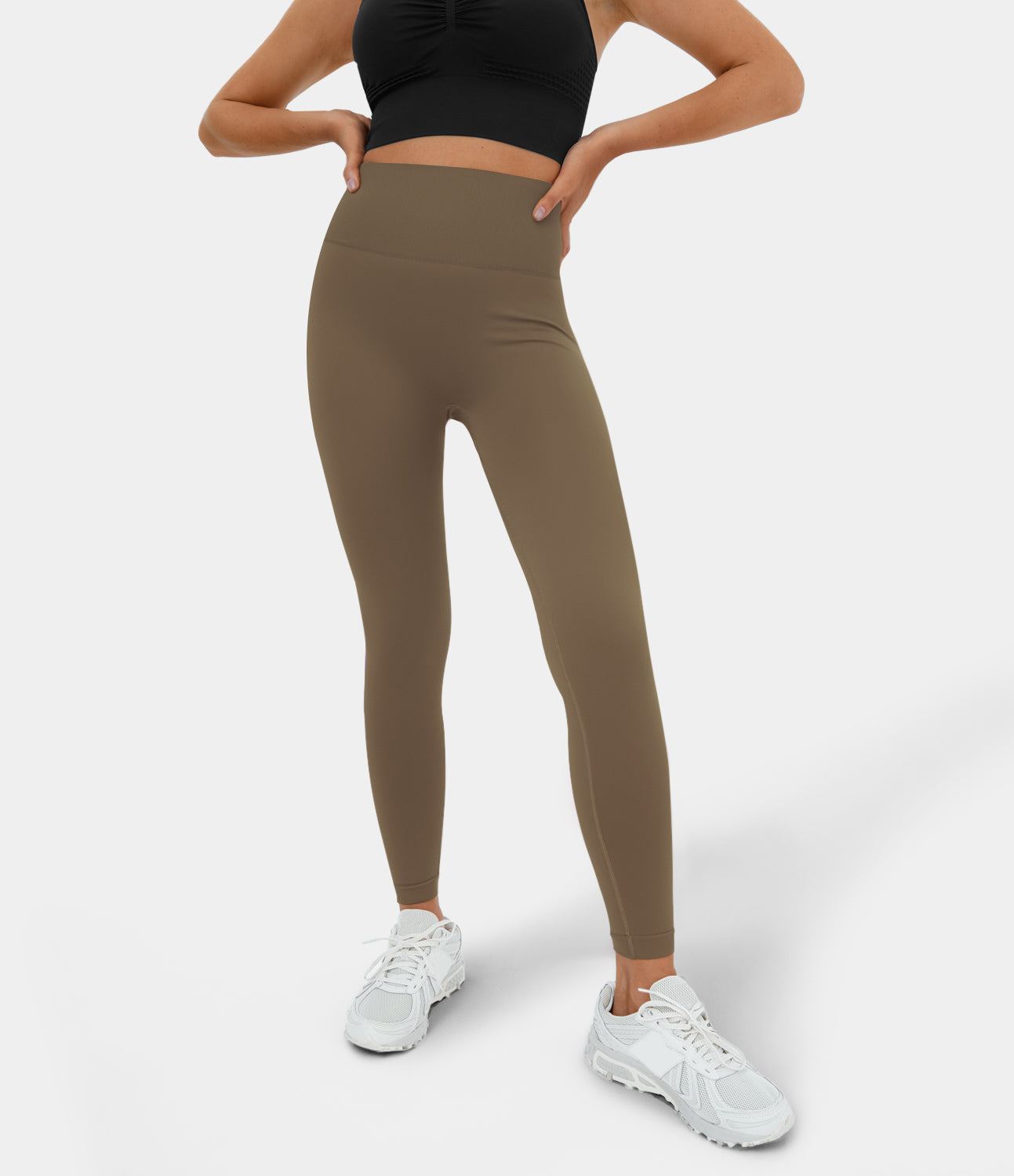 Nudely Women's High Waisted Booty Lifting Tummy Control Leggings