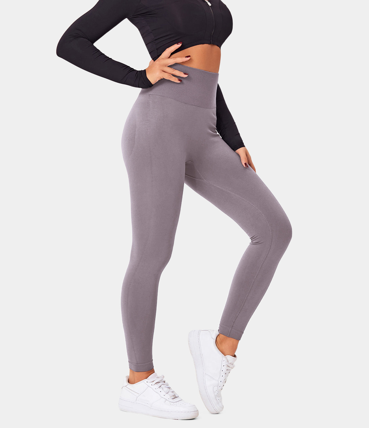 Nudely Women's High Waisted Booty Lifting Tummy Control Leggings