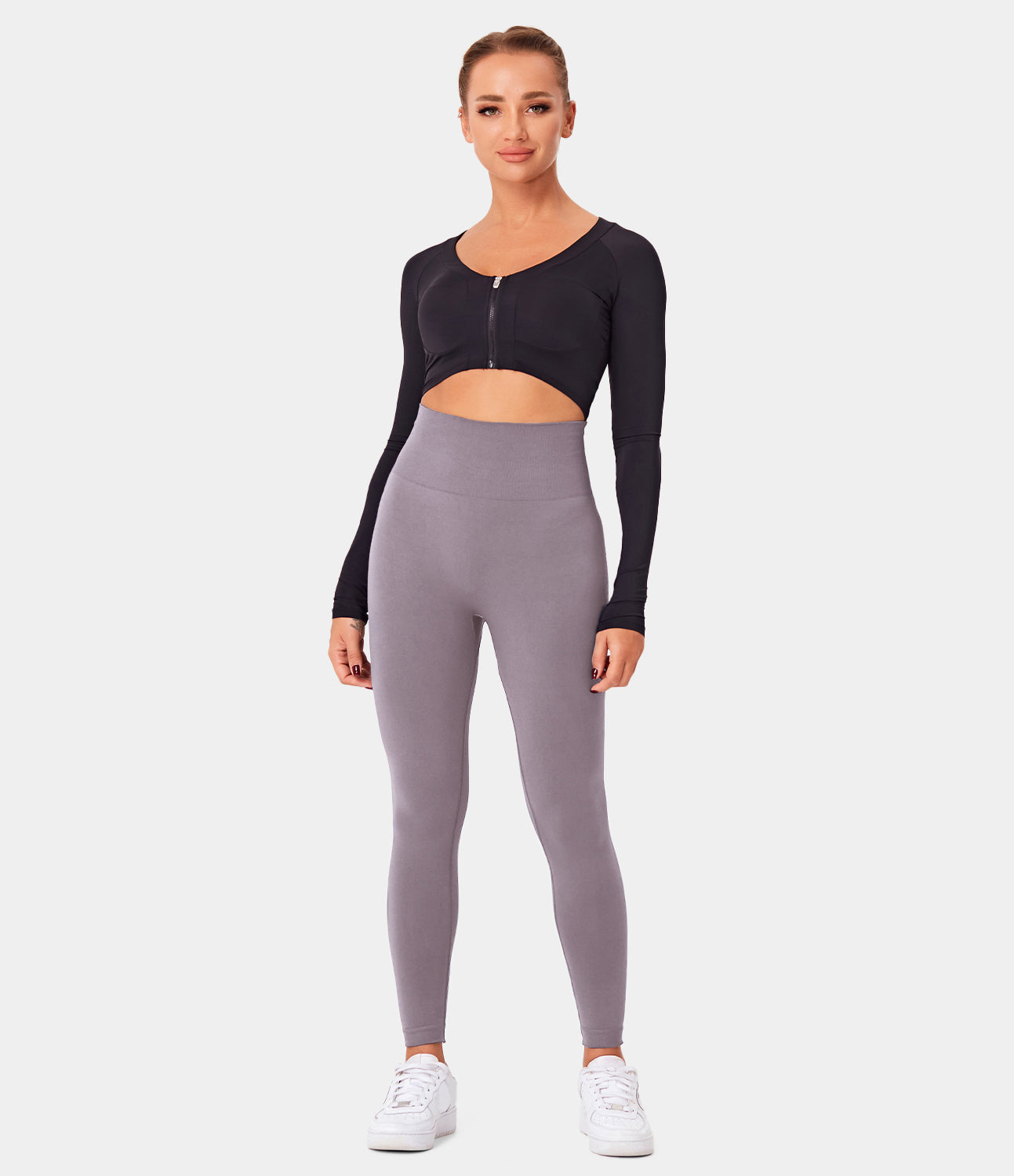 Nudely Women's High Waisted Booty Lifting Tummy Control Leggings