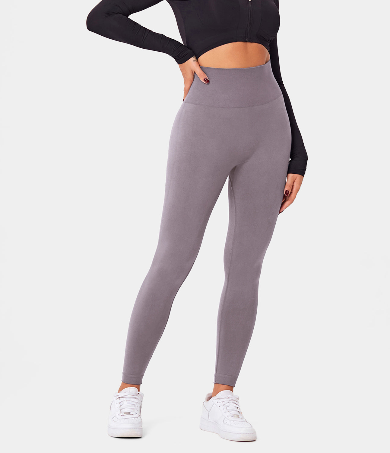 Nudely Women's High Waisted Booty Lifting Tummy Control Leggings