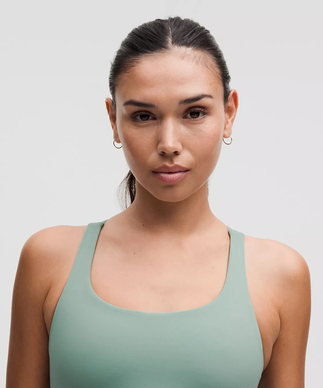 Nudely Women's Sports Bra Frost Green Nylon