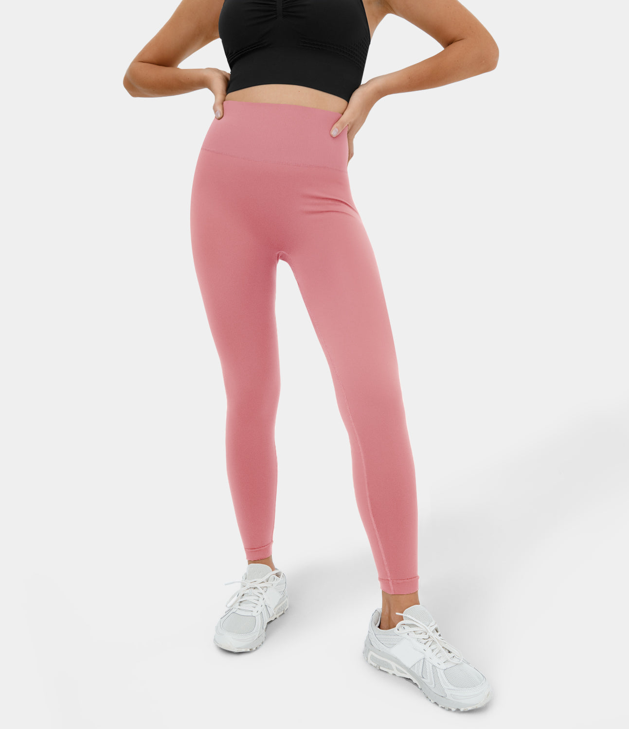 Nudely Women's High Waisted Booty Lifting Tummy Control Leggings